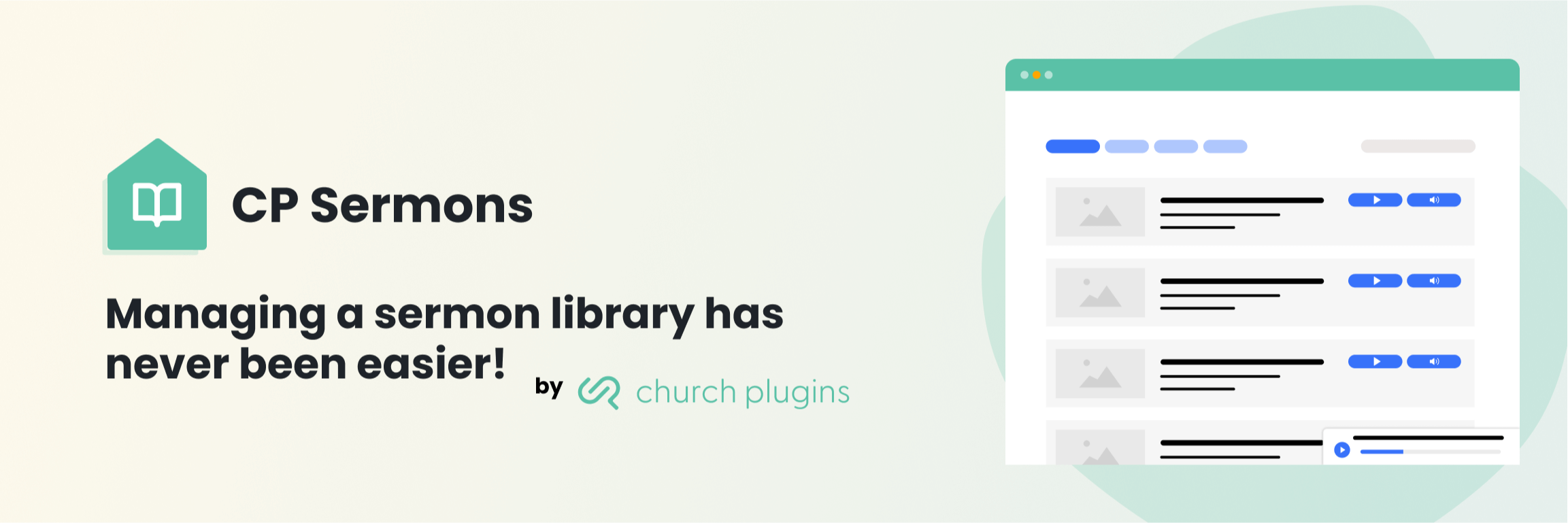 CP Sermons by Church Plugins